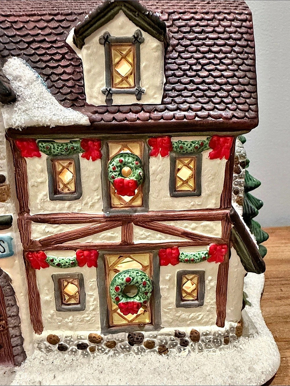St. Nicholas Square Village Nick's Tavern Lighted Holiday Village Building Decor - Picture 10 of 16